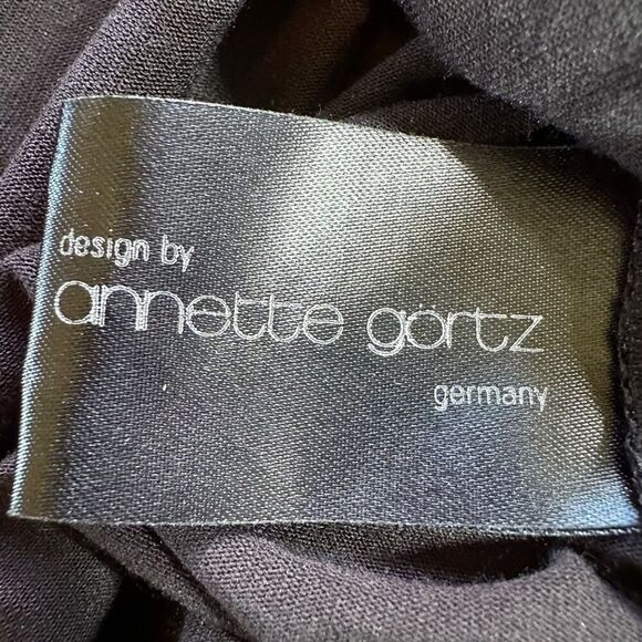 ANNETTE GORTZ Women’s Two Piece Cardigan Draped Dress Set Brown Size Large - Picture 6 of 15